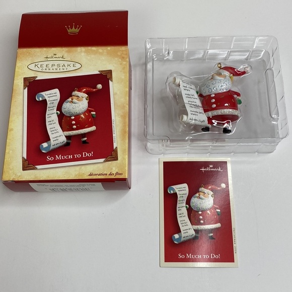 Hallmark Keepsake Lot of 2 Santa Christmas Ornaments - Picture 5 of 12